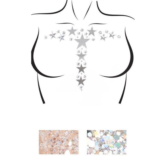 Other - Celestial Stars body jewels and glitter bundle rave festival